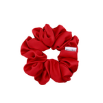 Pure Red Satin Scrunchie - ElleaShop