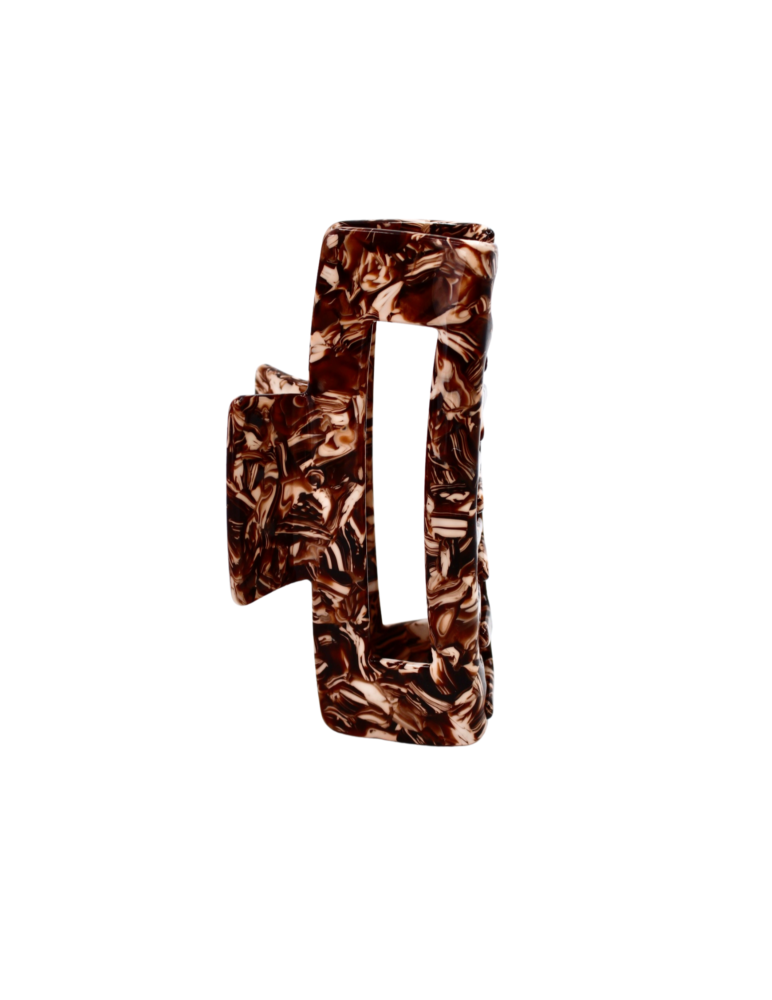 Mocha Swirl Medium Claw Clip - ElleaShop