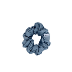 Soft Blue Satin Scrunchie - ElleaShop