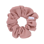 Peach Waffle Scrunchie - ElleaShop
