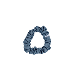 Soft Blue Satin Scrunchie - ElleaShop