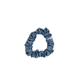 Soft Blue Satin Scrunchie - ElleaShop