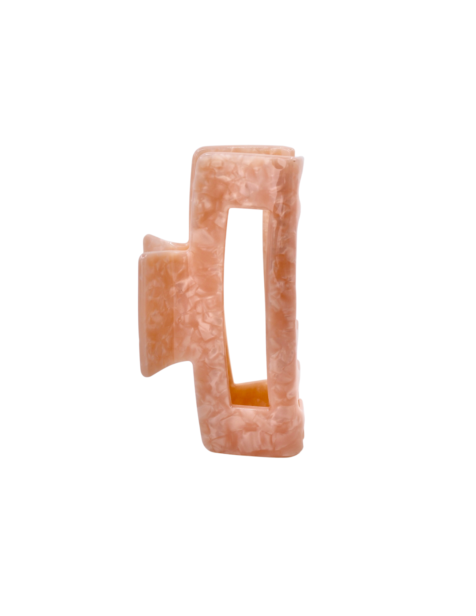 Pink Marble Medium Claw Clip - ElleaShop