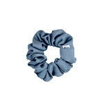 Soft Blue Satin Scrunchie - ElleaShop