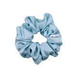 Powder Blue Mulberry Silk Scrunchie - ElleaShop