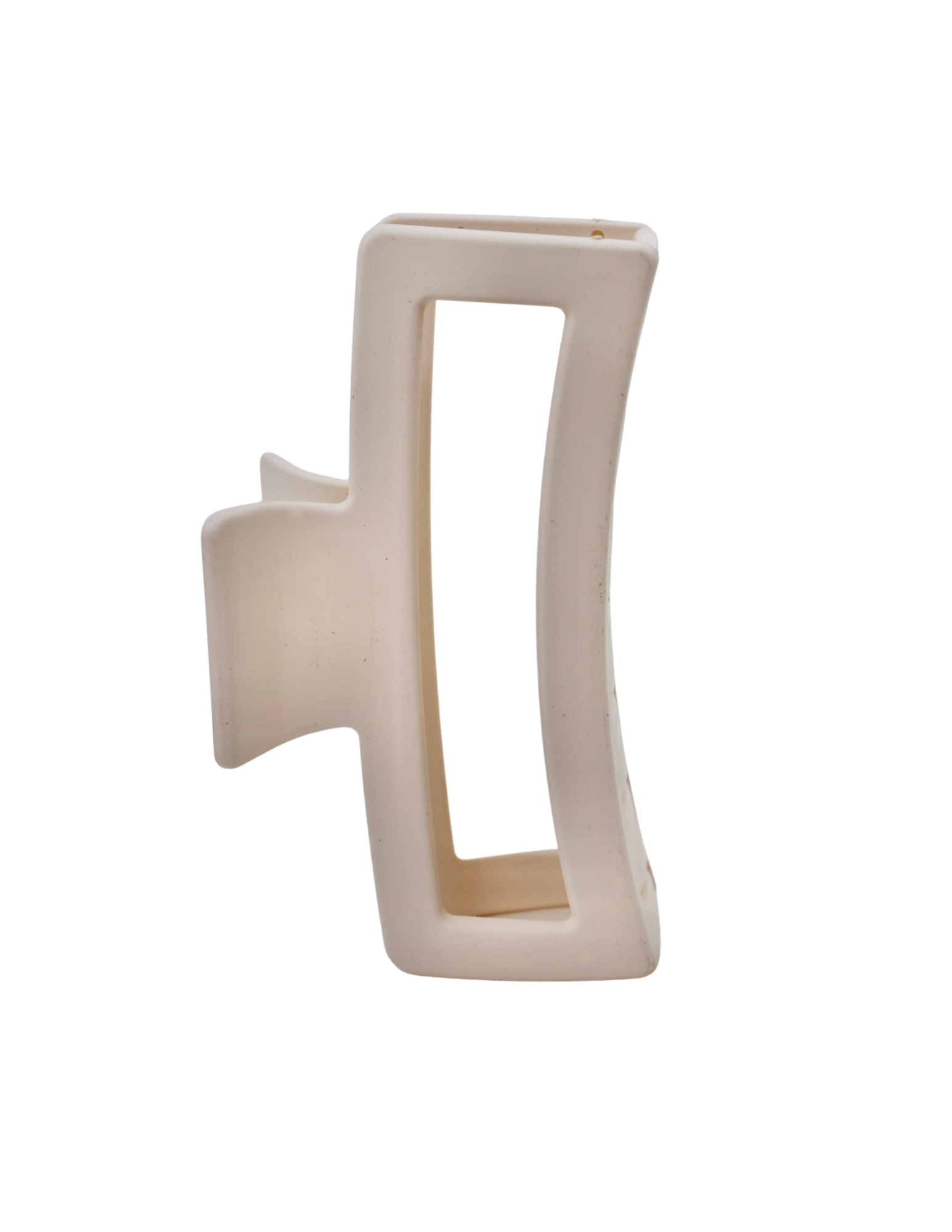 Matte Ivory Jumbo Claw Clip - ElleaShop