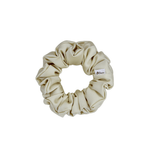 Vanilla Luxe Satin Scrunchie - ElleaShop