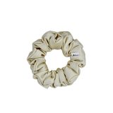 Vanilla Luxe Satin Scrunchie - ElleaShop