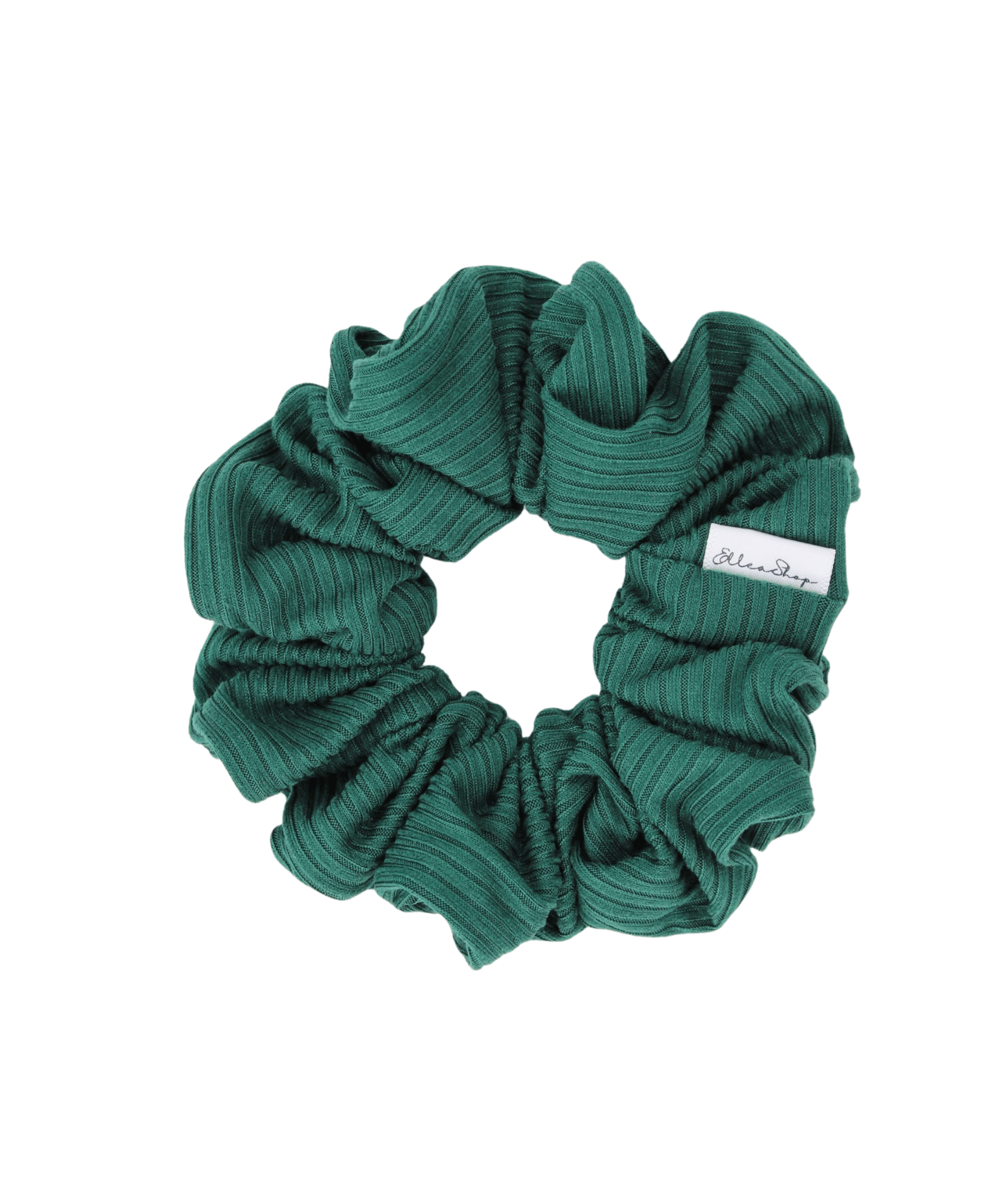 Spruce Ribbed Scrunchie - ElleaShop