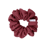 Mulberry Soft Ribbed Scrunchie - ElleaShop