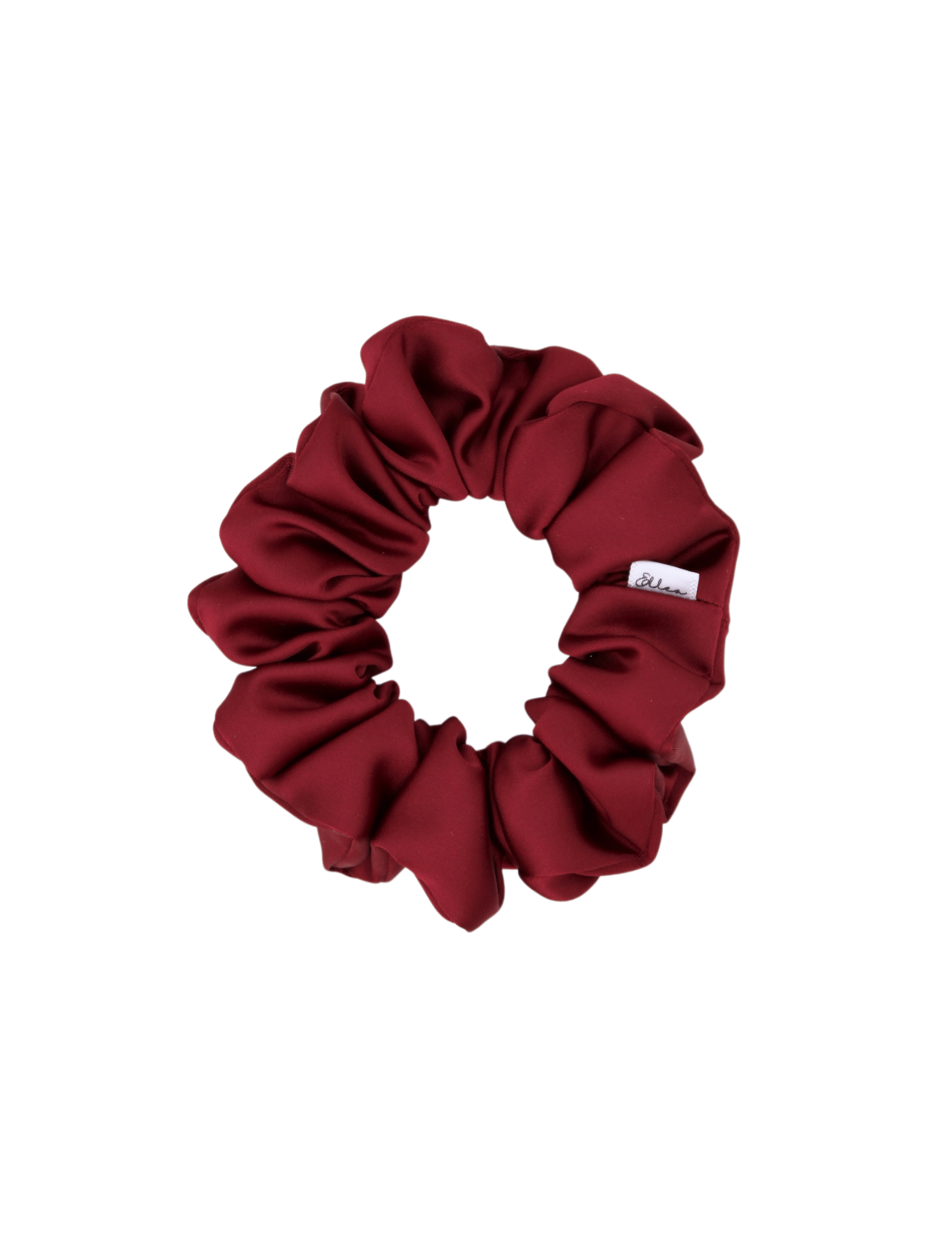 Red Luxe Satin Scrunchie - ElleaShop