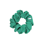Emerald Satin Scrunchie - ElleaShop