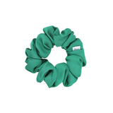 Emerald Satin Scrunchie - ElleaShop