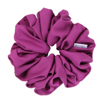 Eggplant Satin Scrunchie - ElleaShop