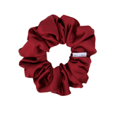 Red Luxe Satin Scrunchie - ElleaShop