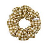 Honey Gingham Scrunchie