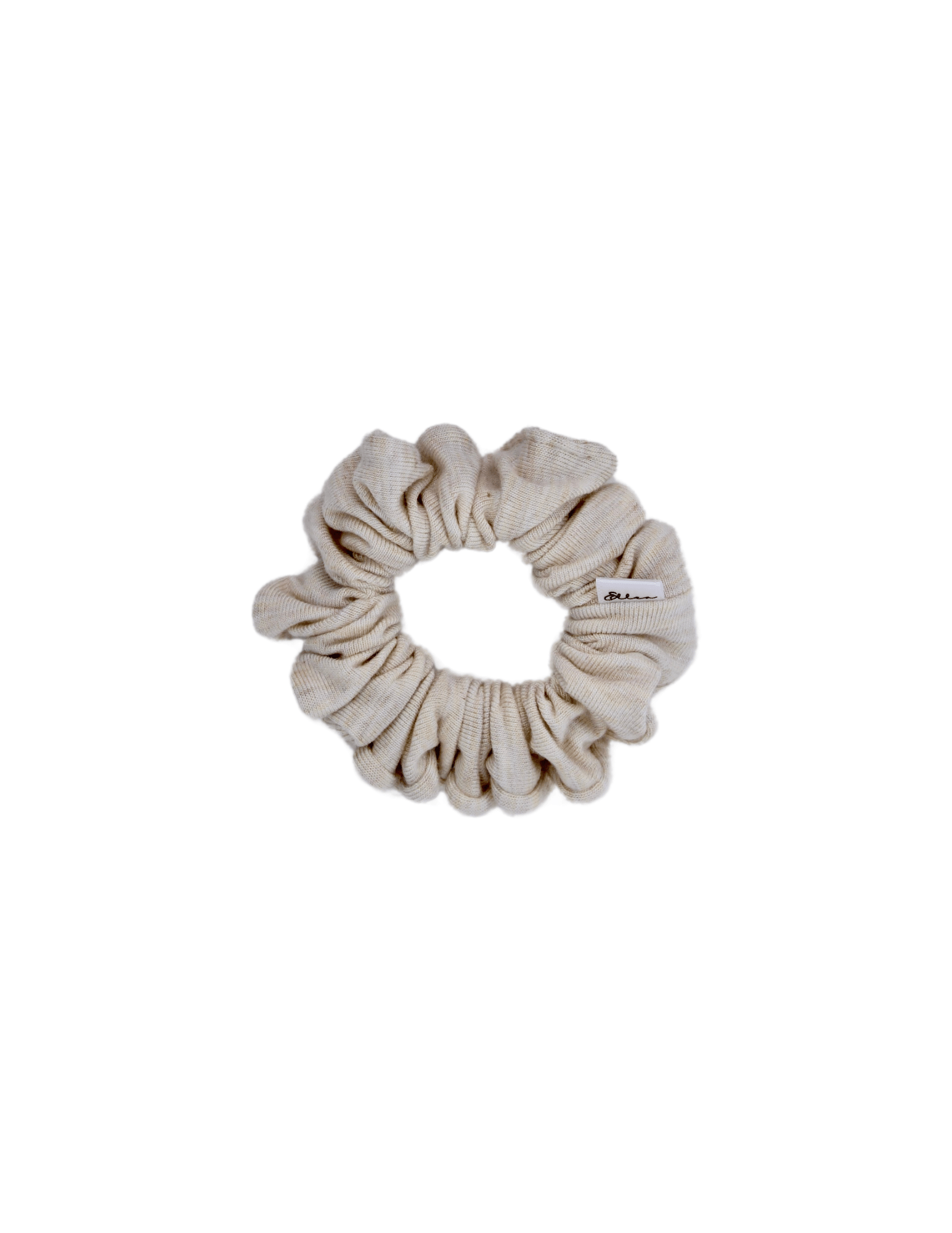 Almond Bamboo Scrunchie - ElleaShop