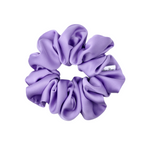 Mauve Candy Satin Scrunchie - ElleaShop