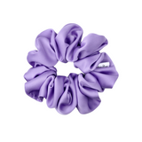 Mauve Candy Satin Scrunchie - ElleaShop