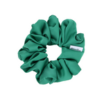 Emerald Satin Scrunchie - ElleaShop