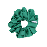 Emerald Satin Scrunchie - ElleaShop