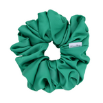 Emerald Satin Scrunchie - ElleaShop