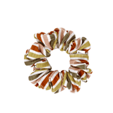 Autumn Stripes Ribbed Scrunchie - ElleaShop