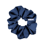 Blueberry Luxe Satin Scrunchie - ElleaShop