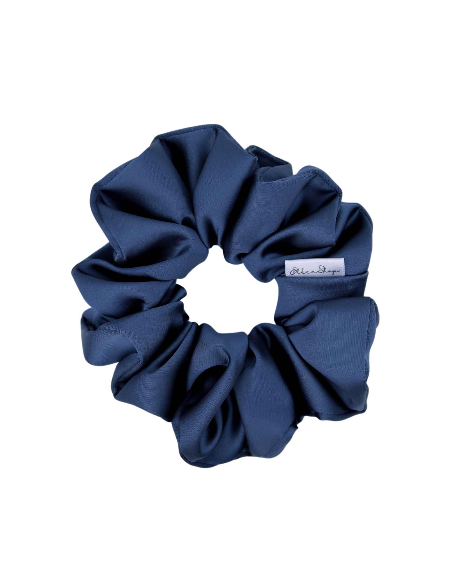 Blueberry Luxe Satin Scrunchie - ElleaShop