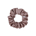Rose Tan Luxe Satin Scrunchie - ElleaShop
