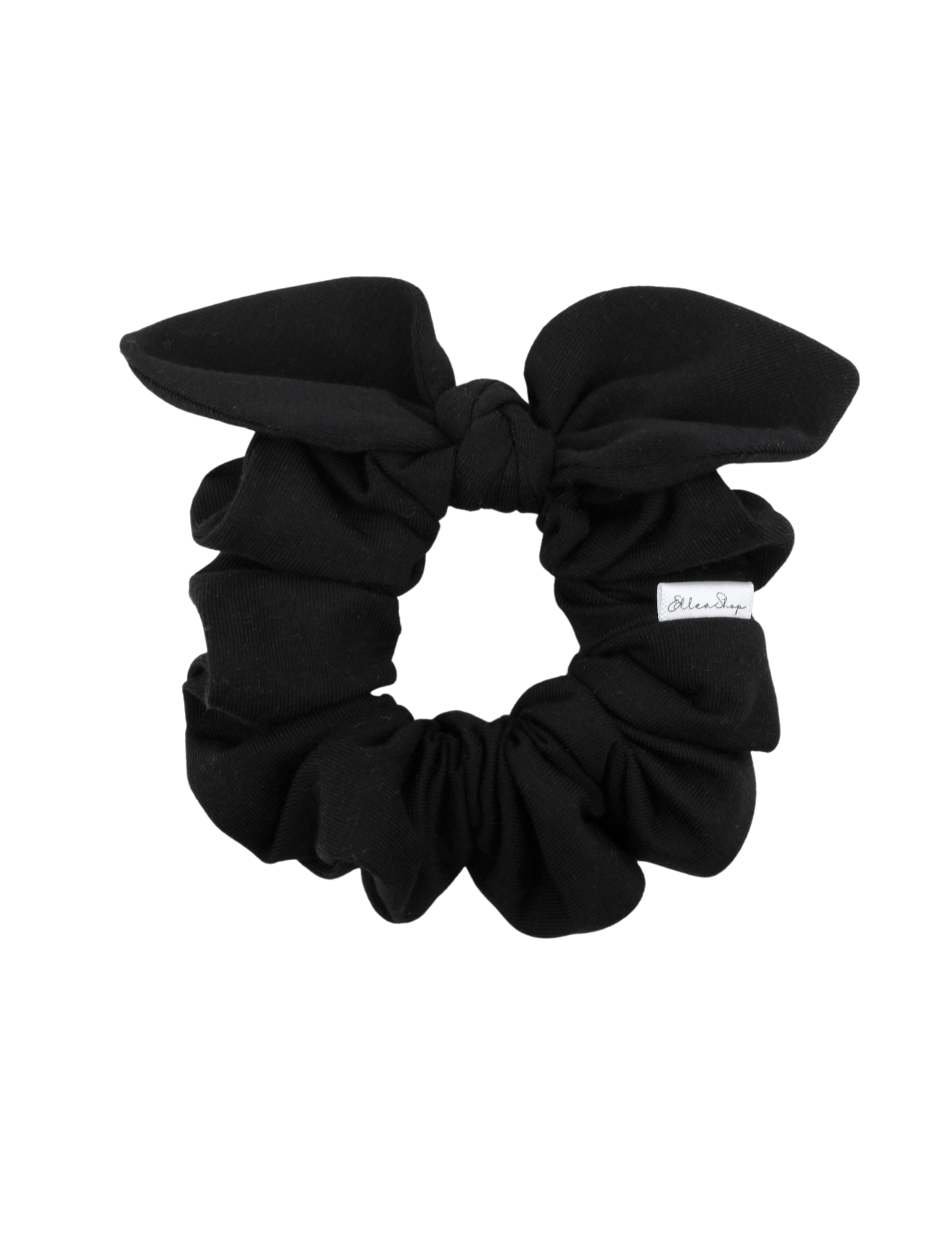 Black Bow Scrunchie - ElleaShop