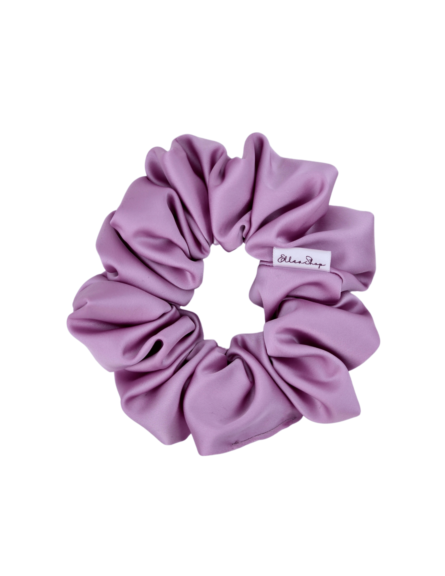 Orchid Luxe Satin Scrunchie - ElleaShop