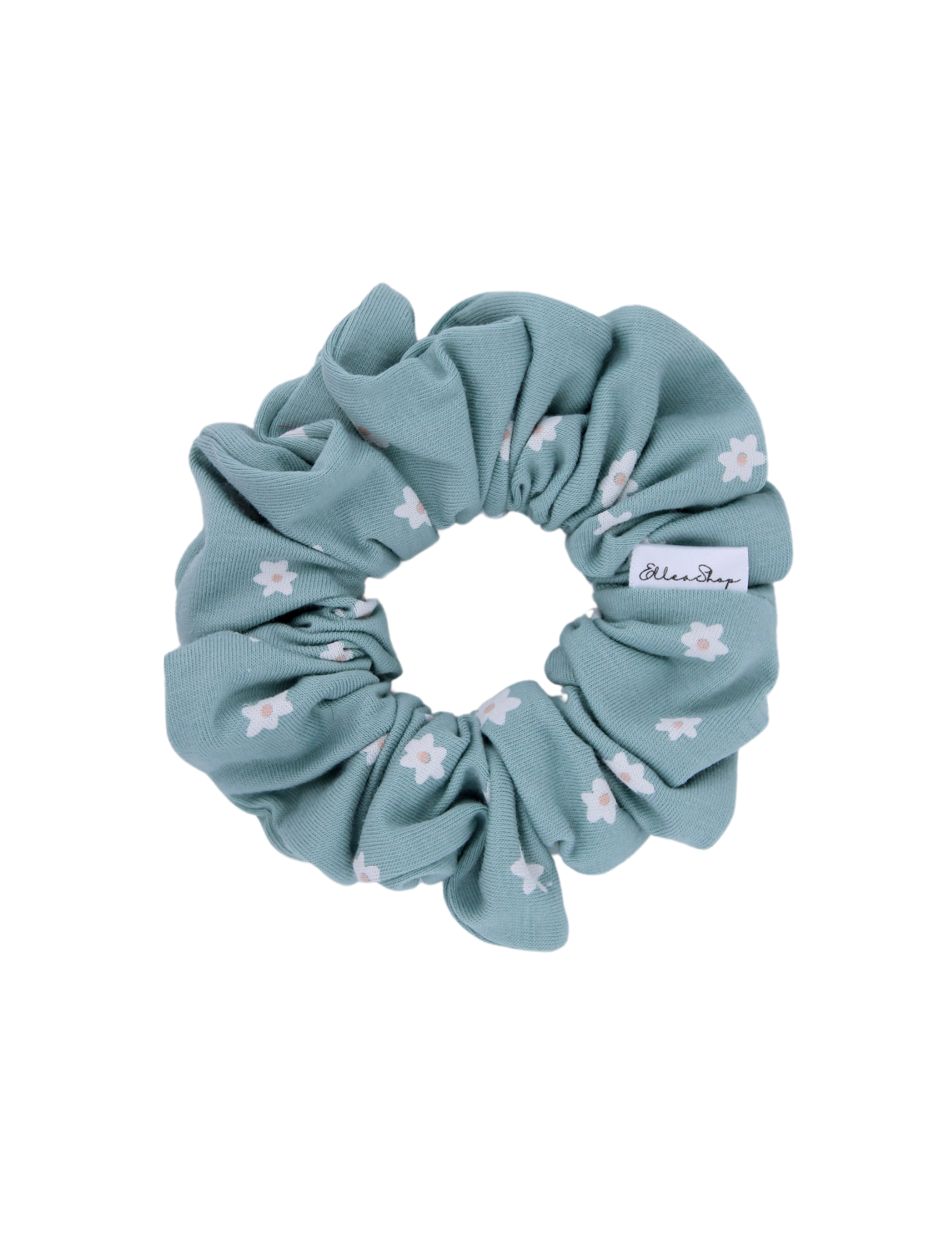 Blue Daisies Scrunchie - ElleaShop