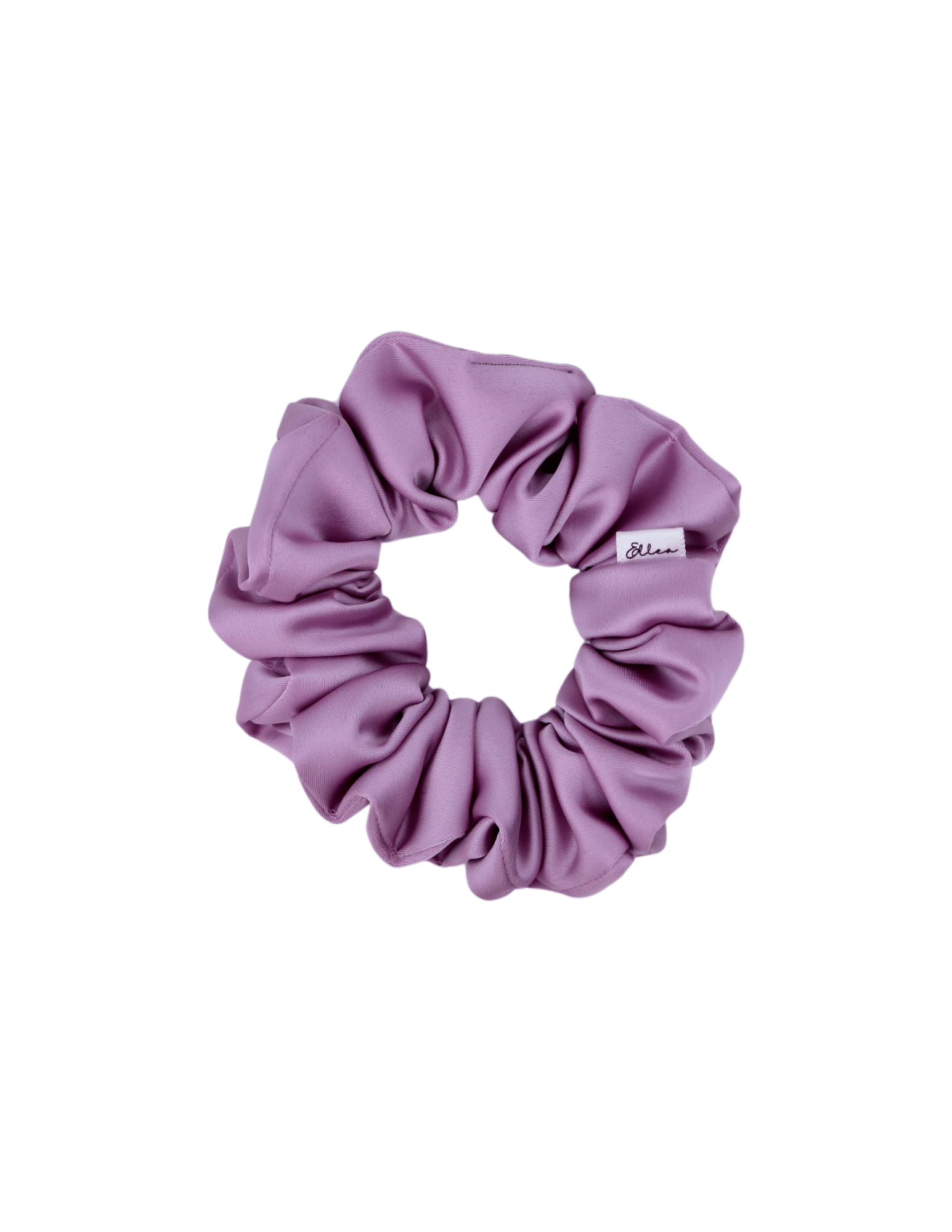 Orchid Luxe Satin Scrunchie - ElleaShop