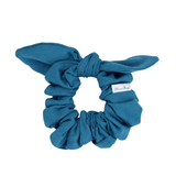 Teal Bow Scrunchie - ElleaShop