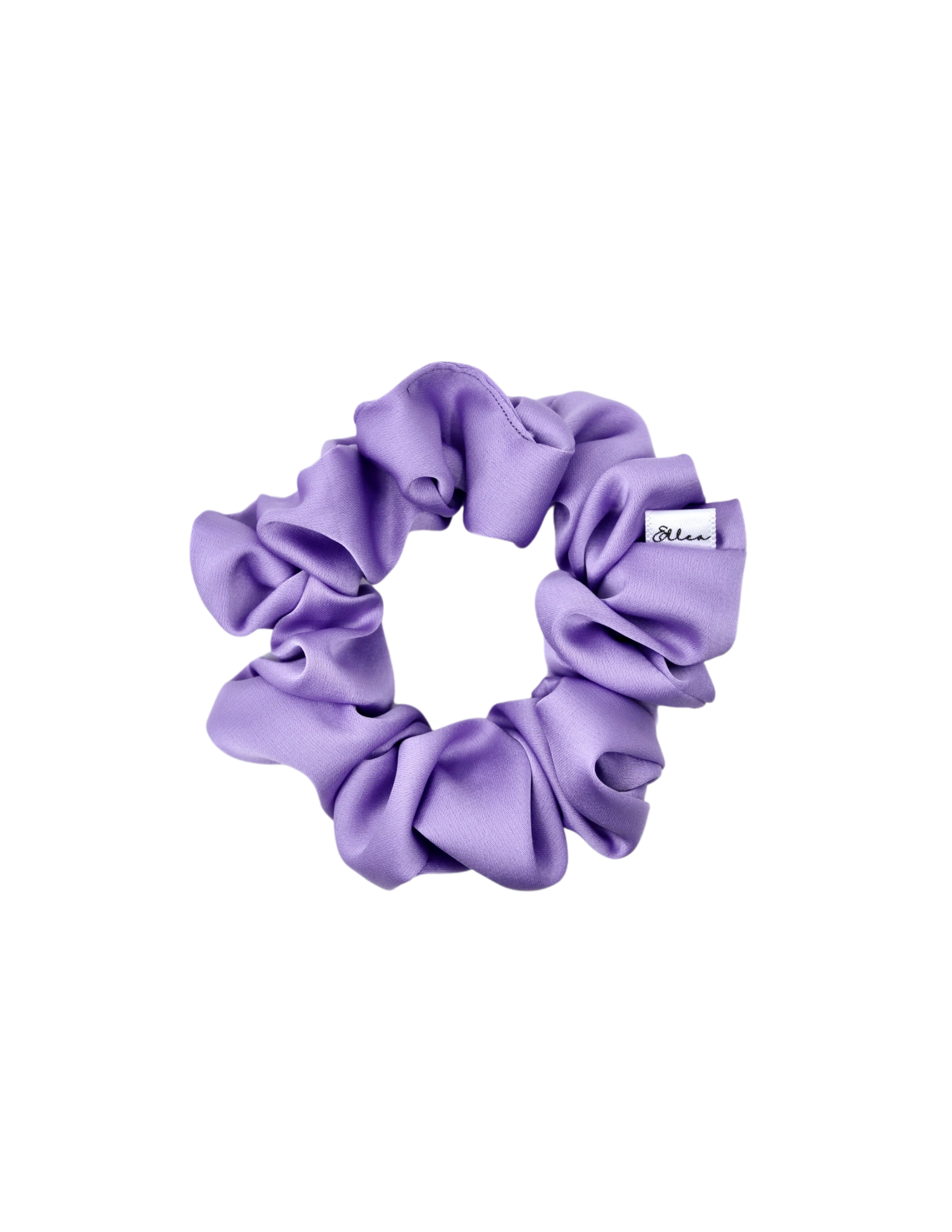 Mauve Candy Satin Scrunchie - ElleaShop