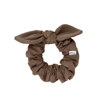 Taupe Bow Scrunchie - ElleaShop