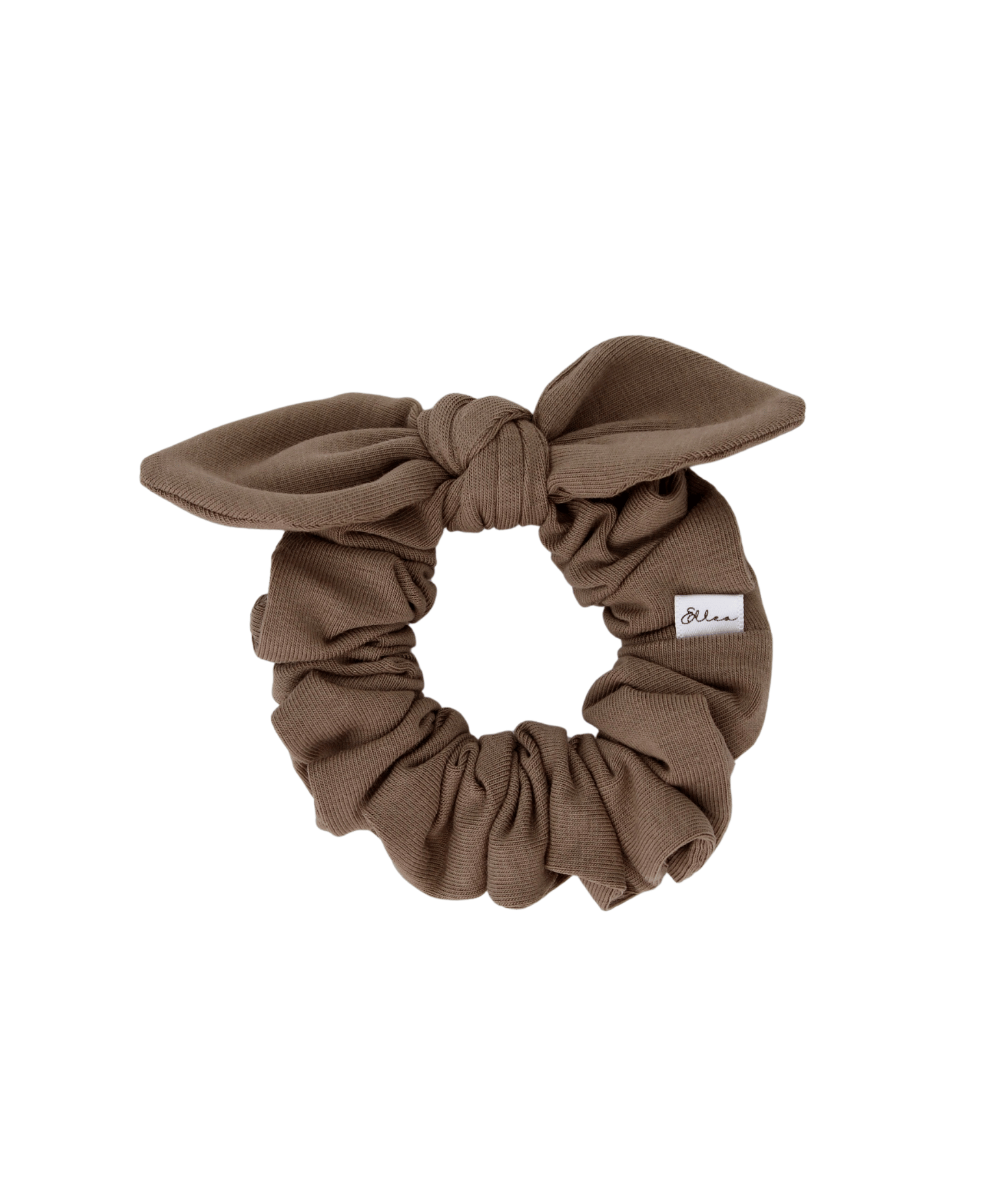 Taupe Bow Scrunchie - ElleaShop