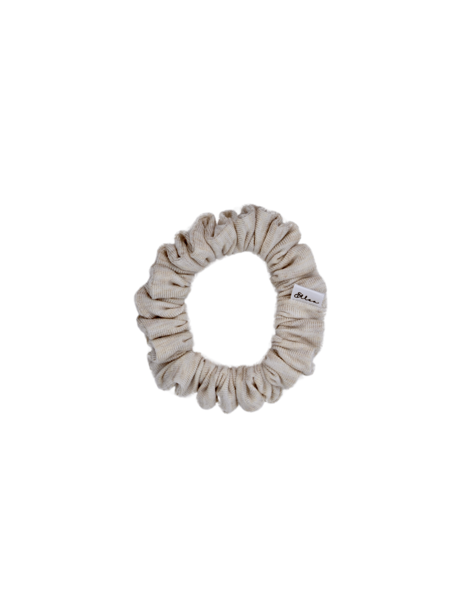Almond Bamboo Scrunchie - ElleaShop