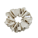 Oatmilk Mulberry Silk Scrunchie - ElleaShop