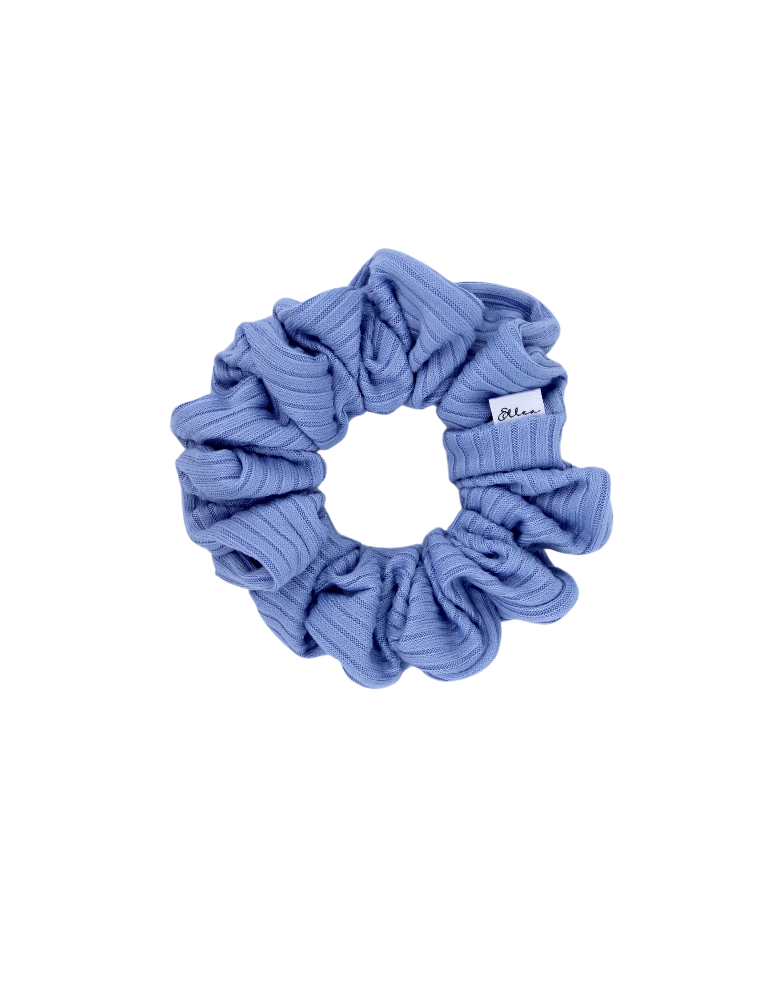 Periwinkle Ribbed Scrunchie - ElleaShop