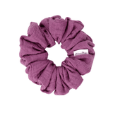 Raspberry Muslin Scrunchie - ElleaShop