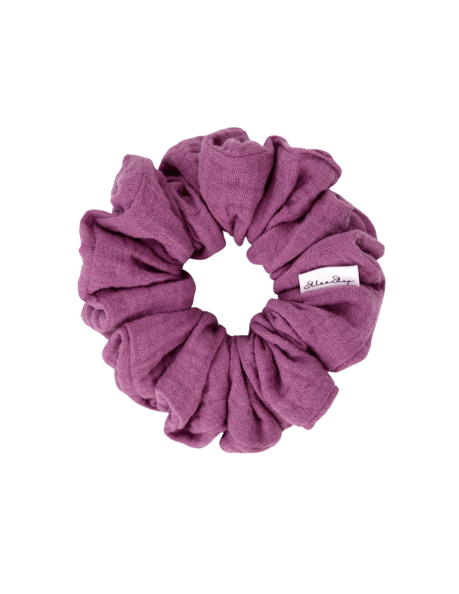 Raspberry Muslin Scrunchie - ElleaShop