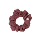 Mauve Wide Ribbed Scrunchie - ElleaShop