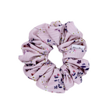 Lavender Floral Field Scrunchie - ElleaShop