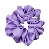 Mauve Candy Satin Scrunchie - ElleaShop