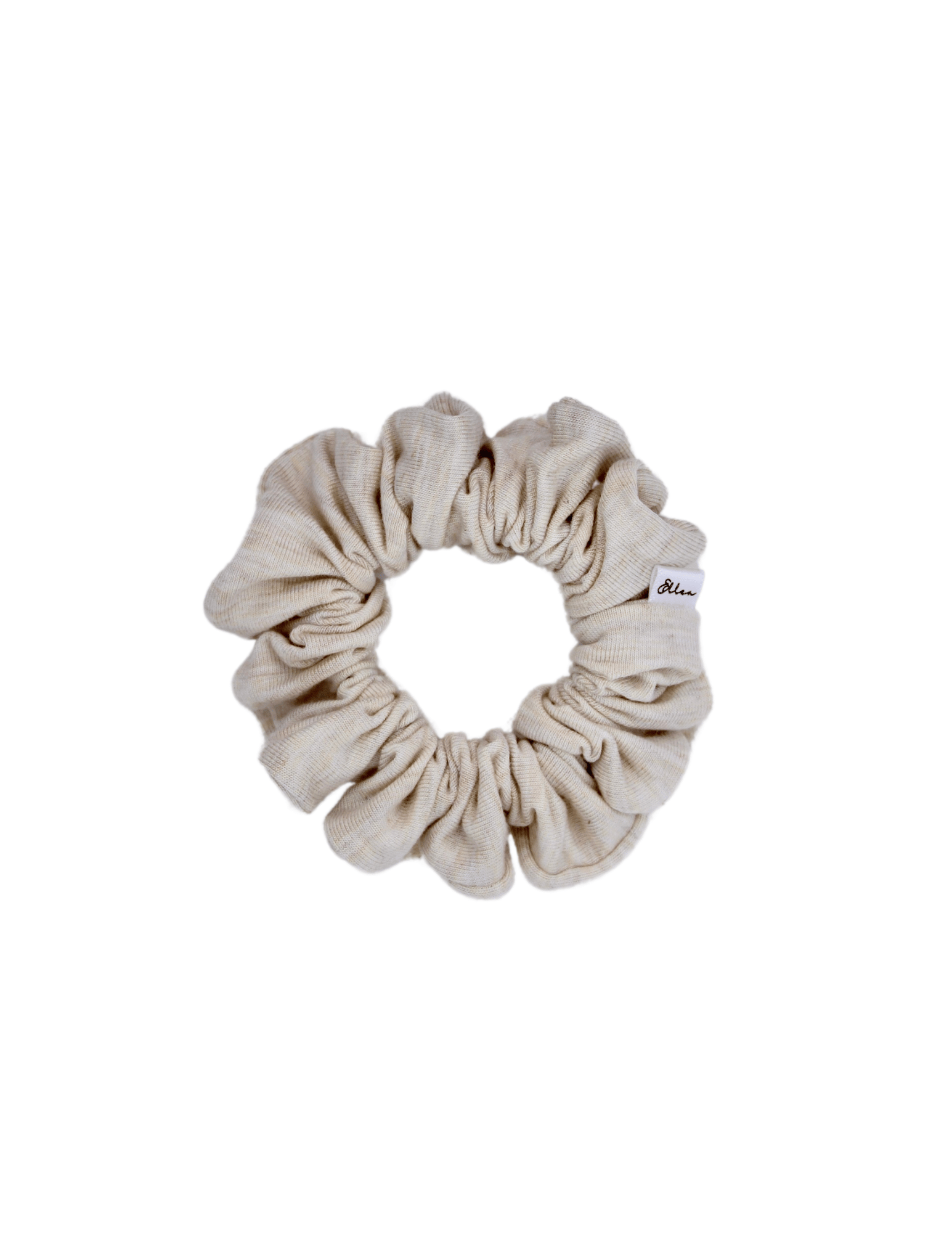 Almond Bamboo Scrunchie - ElleaShop