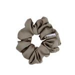 Taupe Satin Scrunchie - ElleaShop
