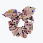 Beatrice Floral Bow Scrunchie - ElleaShop