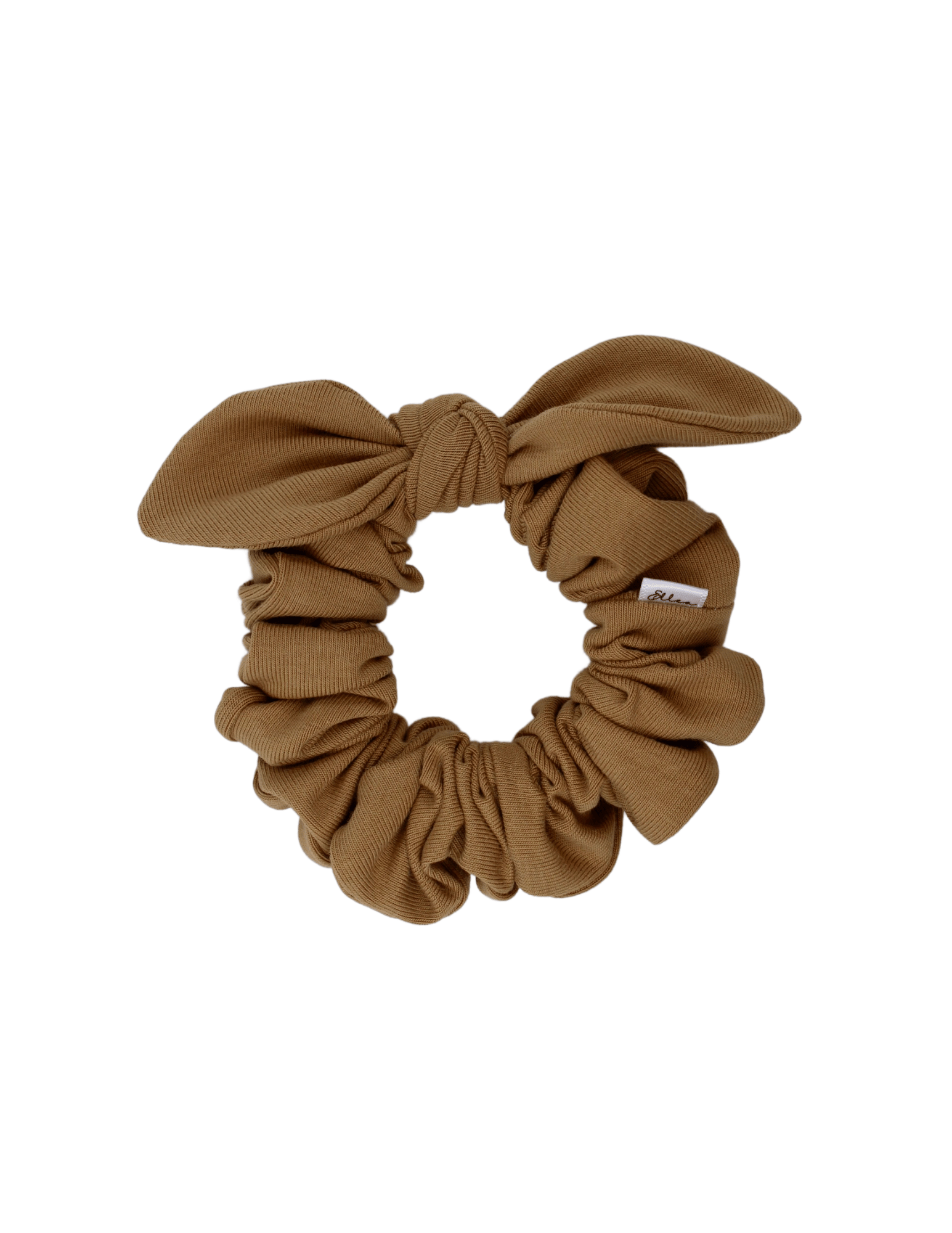 Camel Bow Scrunchie - ElleaShop